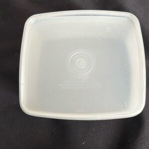 Tupperware White freezer/storage container. Pre-owned. 2 pieces.